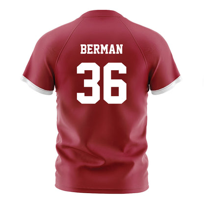 Arkansas - NCAA Women's Soccer : Taylor Berman - Soccer Jersey Red