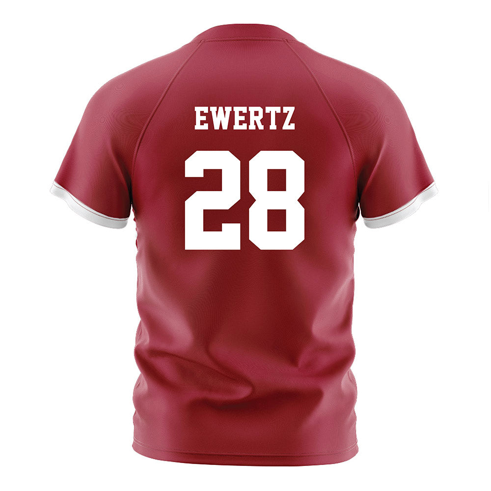Arkansas - NCAA Women's Soccer : Kyndal Ewertz - Cardinal Soccer Jersey