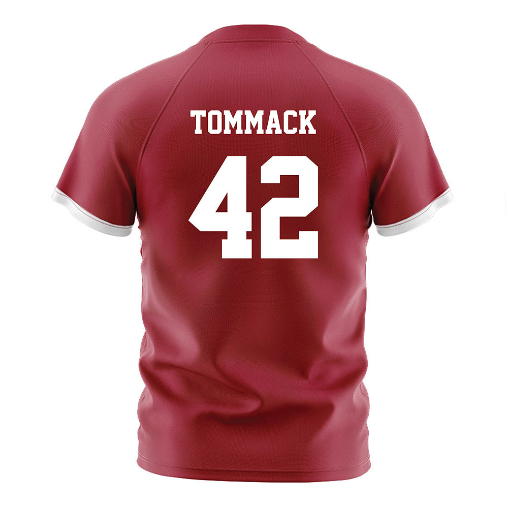 Arkansas - NCAA Women's Soccer : Taylor Tommack - Soccer Jersey Red