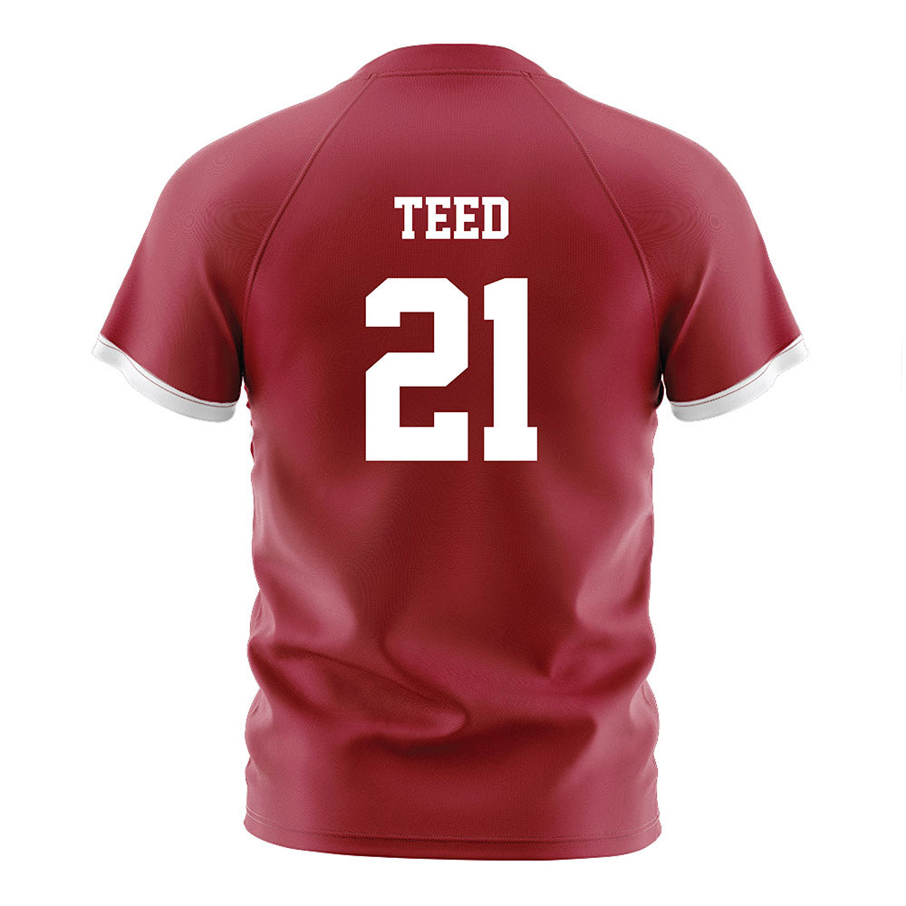 Arkansas - NCAA Women's Soccer : Molly Teed - Cardinal Soccer Jersey-1