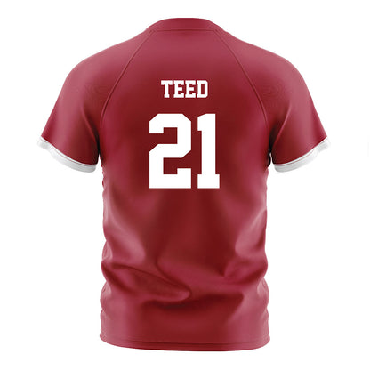 Arkansas - NCAA Women's Soccer : Molly Teed - Cardinal Soccer Jersey-1