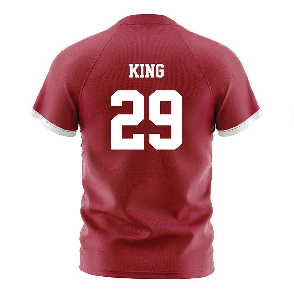 Arkansas - NCAA Women's Soccer : Audrey King - Soccer Jersey Red