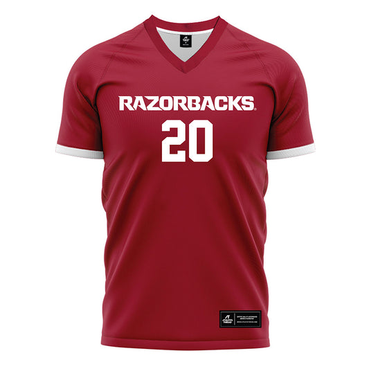 Arkansas - NCAA Women's Soccer : Natalie Wagner - Cardinal Soccer Jersey-0
