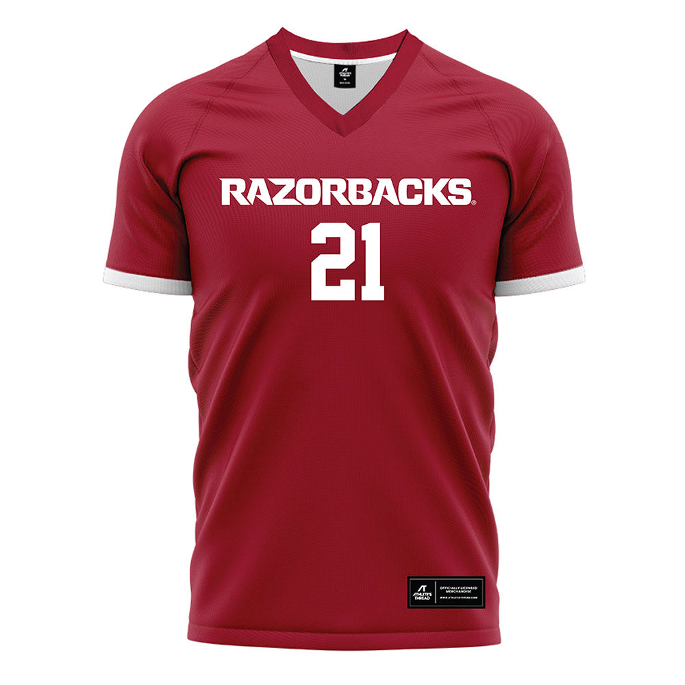 Arkansas - NCAA Women's Soccer : Ava Tankersley - Soccer Jersey Red