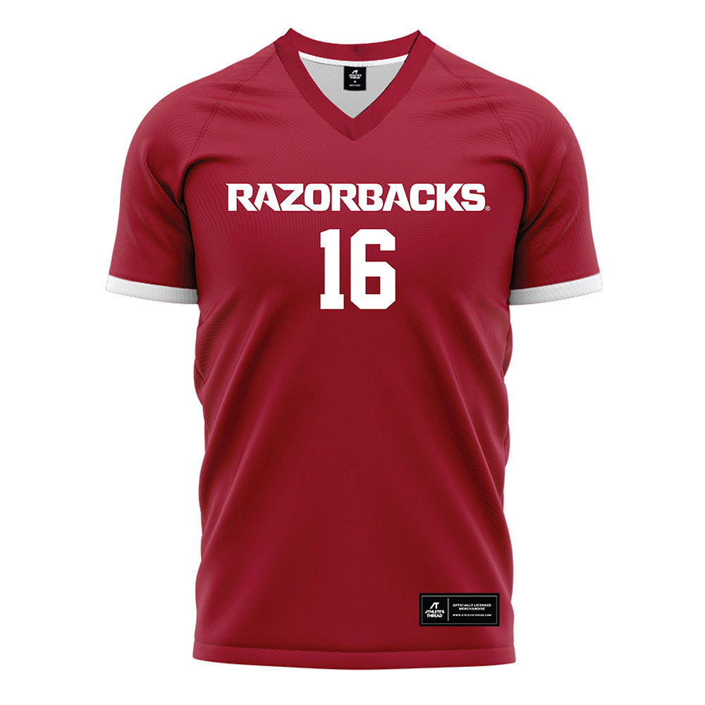 Arkansas - NCAA Women's Soccer : Audrey Shackelford - Cardinal Soccer Jersey