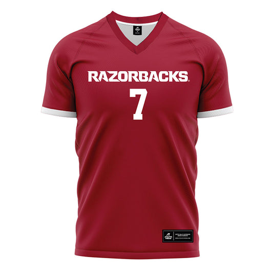 Arkansas - NCAA Women's Soccer : Macy Schultz - Soccer Jersey Red