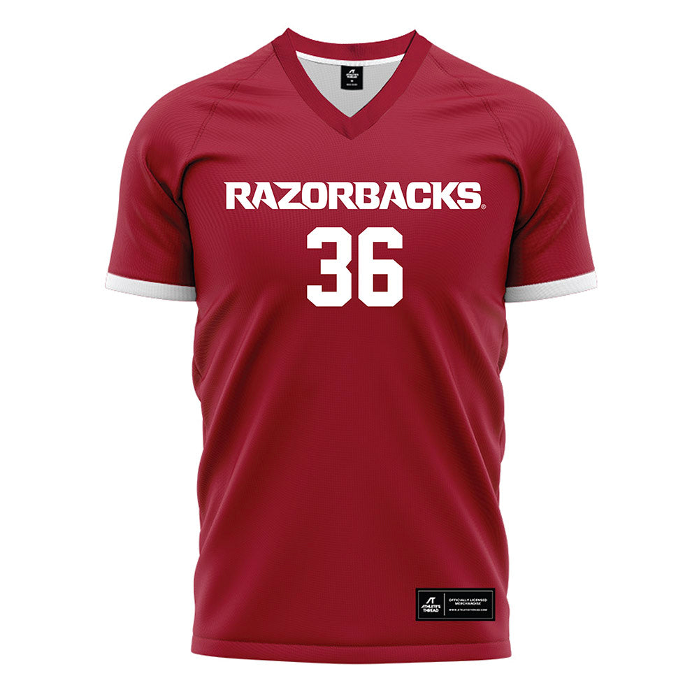 Arkansas - NCAA Women's Soccer : Taylor Berman - Soccer Jersey Red