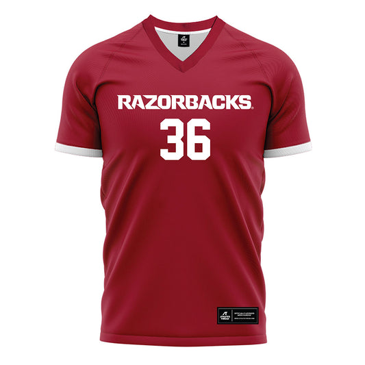 Arkansas - NCAA Women's Soccer : Taylor Berman - Soccer Jersey Red