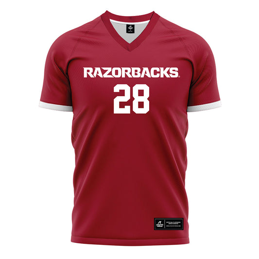 Arkansas - NCAA Women's Soccer : Kyndal Ewertz - Cardinal Soccer Jersey