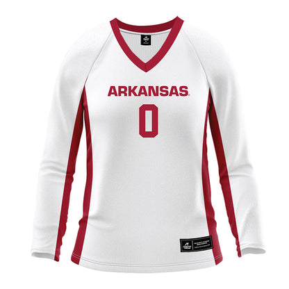 Arkansas - NCAA Women's Volleyball : Lolo Lambert - White Volleyball Jersey-0