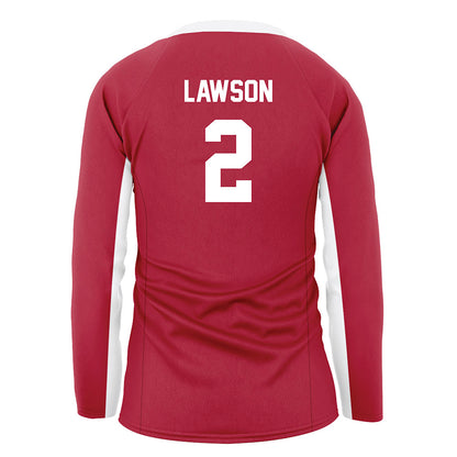 Arkansas - NCAA Women's Volleyball : Jada Lawson - Cardinal Red Volleyball Jersey