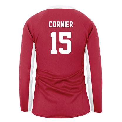 Arkansas - NCAA Women's Volleyball : Gaby Cornier - Cardinal Red Volleyball Jersey-1