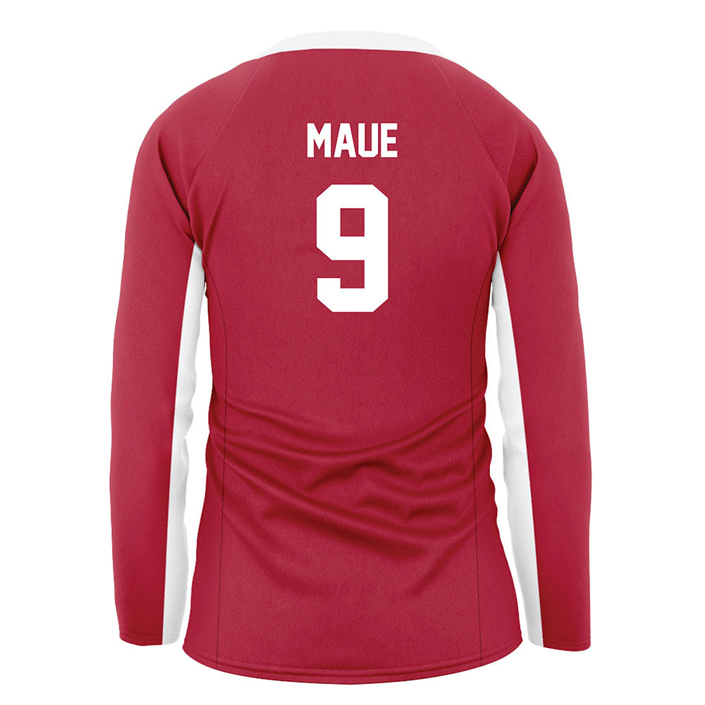 Arkansas - NCAA Women's Volleyball : Sydney Maue - Cardinal Red Volleyball Jersey-1