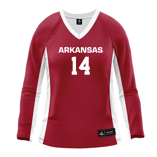 Arkansas - NCAA Women's Volleyball : Rosana Hicks - Cardinal Red Volleyball Jersey-0