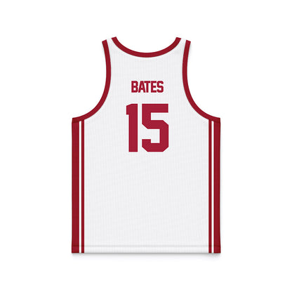 Arkansas - NCAA Women's Basketball : Jada Bates - White Basketball Jersey