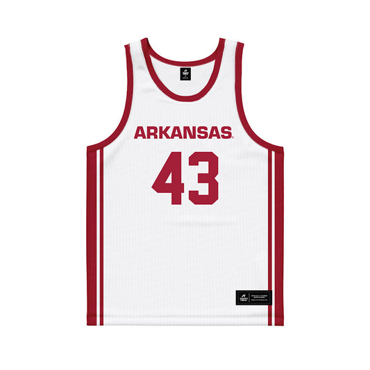 Arkansas - NCAA Women's Basketball : Makayla Daniels - Basketball Jersey White