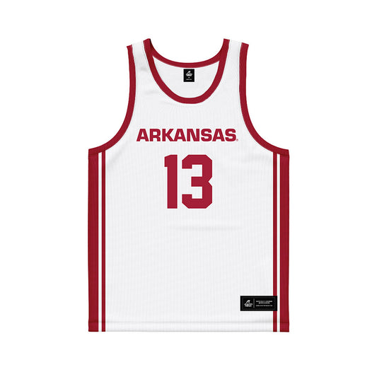 Arkansas - NCAA Women's Basketball : Sasha Goforth - Basketball Jersey White