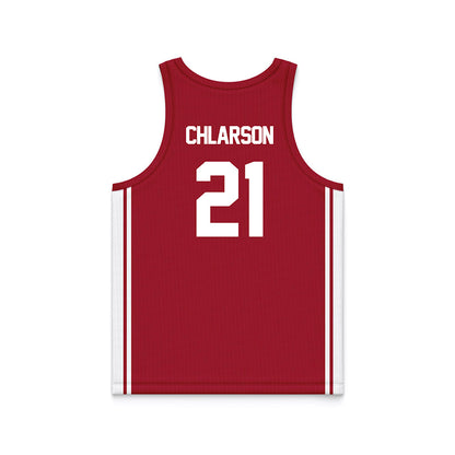 Arkansas - NCAA Women's Basketball : Ashlynn Chlarson - Red Basketball Jersey-1