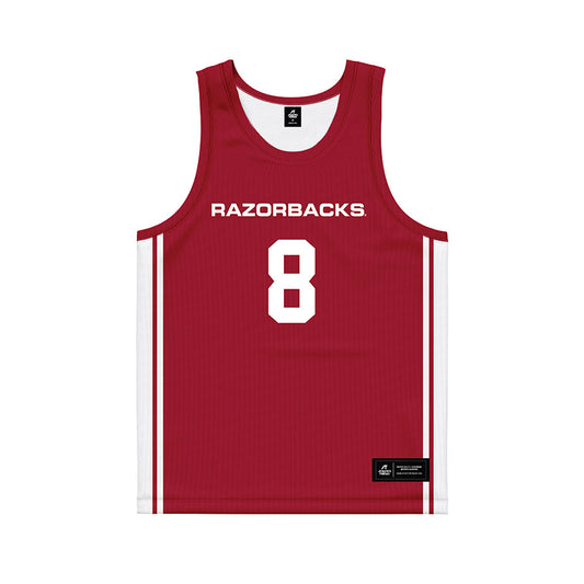 Arkansas - NCAA Women's Basketball : Bea Franklin - Basketball Jersey Cardinal Red