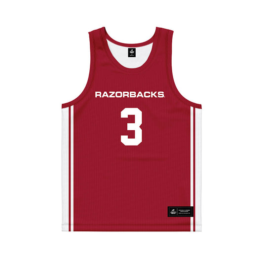 Arkansas - NCAA Women's Basketball : Harmonie Ware - Red Basketball Jersey-0