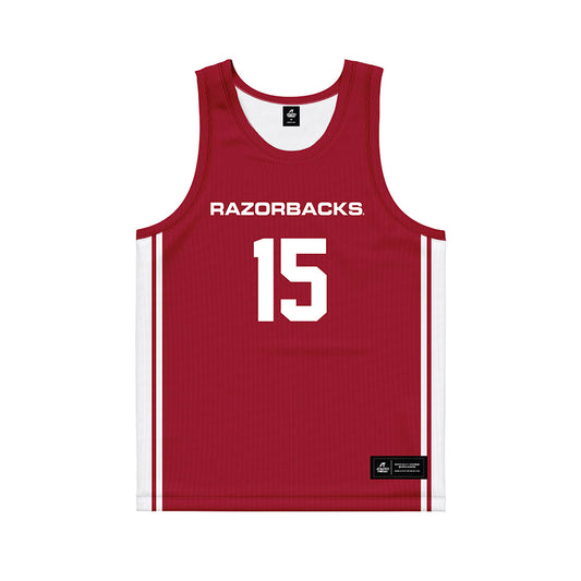 Arkansas - NCAA Women's Basketball : Jada Bates - Red Basketball Jersey