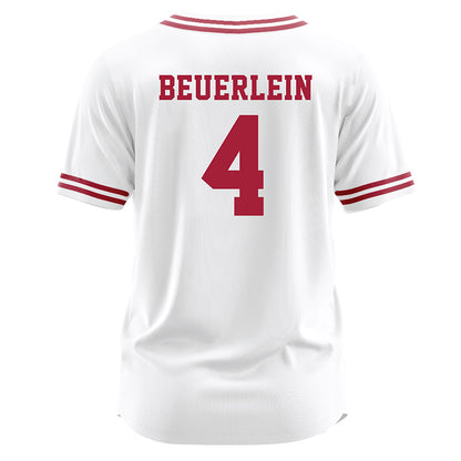 Arkansas - NCAA Softball : Reis Beuerlein - White Softball Jersey