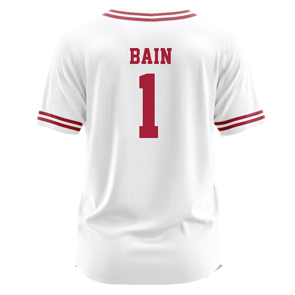 Arkansas - NCAA Softball : Brinli Bain - White Jersey-1