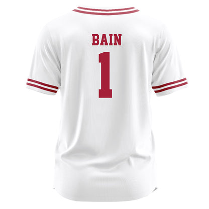 Arkansas - NCAA Softball : Brinli Bain - White Jersey-1