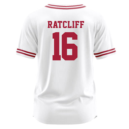 Arkansas - NCAA Softball : Carlee Ratcliff - White Softball Jersey