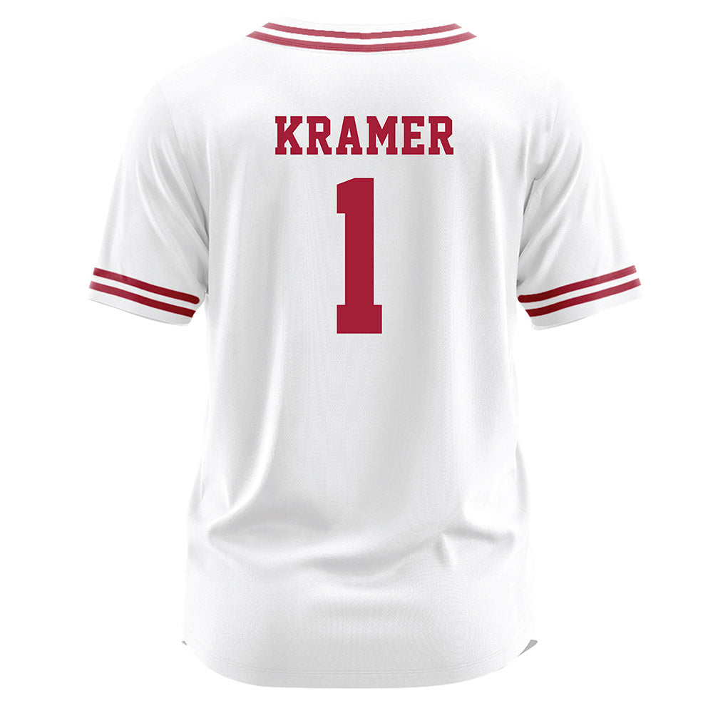 Arkansas - NCAA Softball : Raigan Kramer - White Softball Jersey