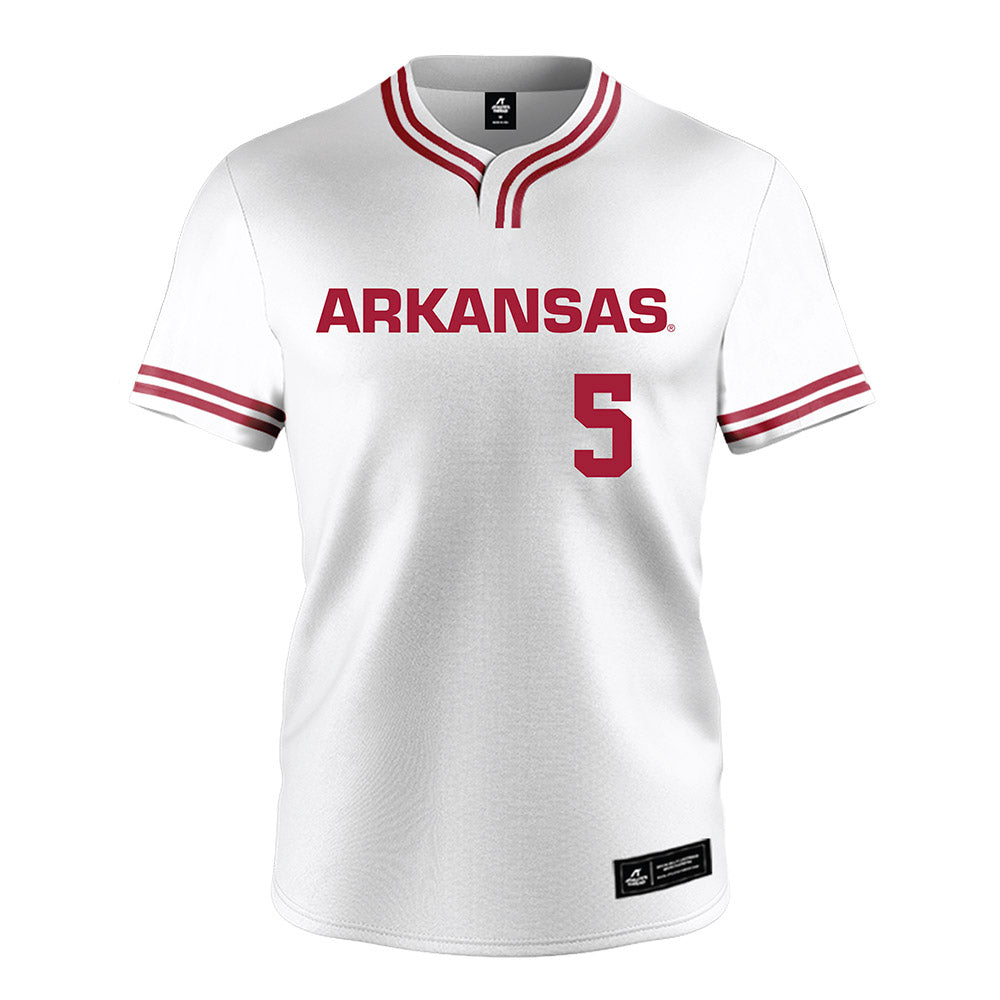 Arkansas - NCAA Softball : Ashtyn Reichardt - White Jersey-0