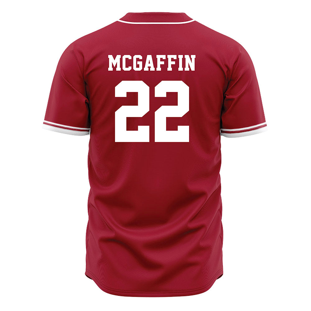 Arkansas - NCAA Softball : Nikki McGaffin - Cardinal Red Softball Jersey