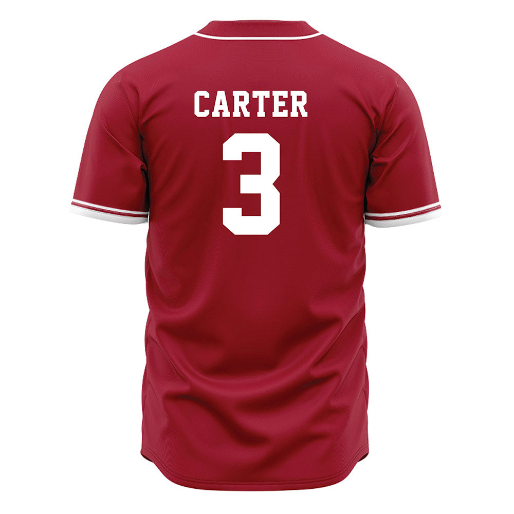 Arkansas - NCAA Softball : Nia Carter - Cardinal Red Softball Jersey