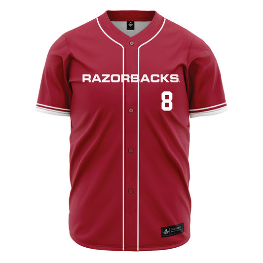 Arkansas - NCAA Softball : Lauren Camenzind - Cardinal Red Softball Jersey