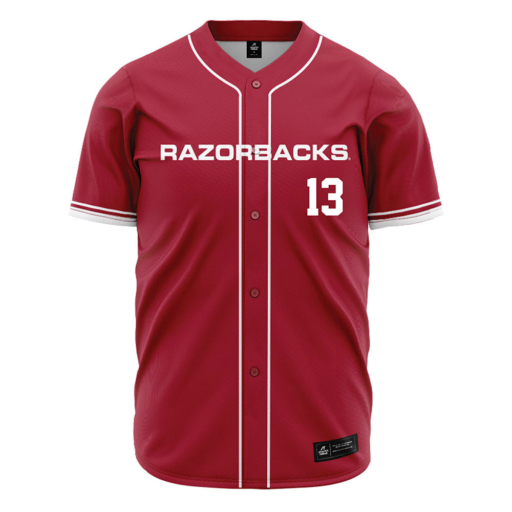 Arkansas - NCAA Softball : Kasey Wood - Cardinal Red Softball Jersey