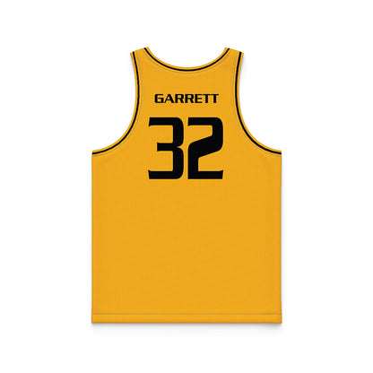 Oakland - NCAA Men's Basketball : Isaac Garrett - Yellow Basketball Jersey-1