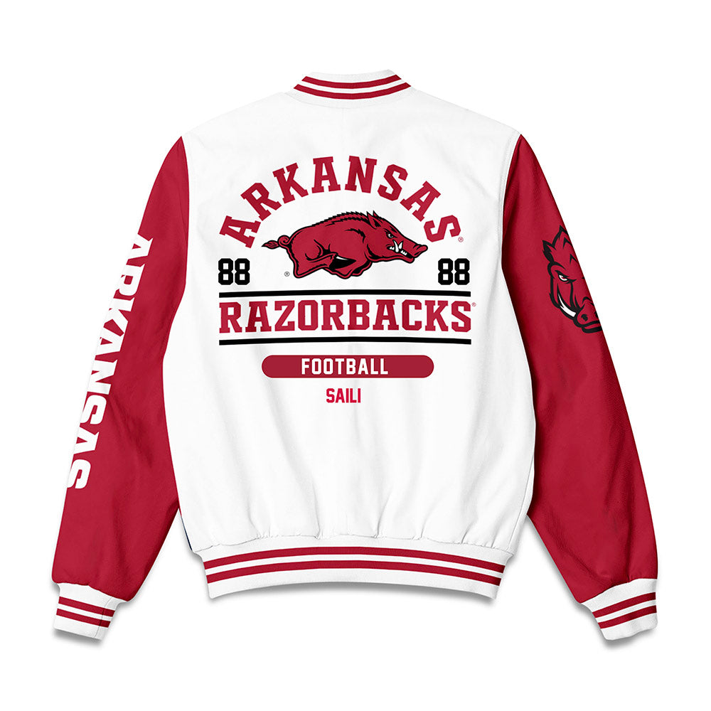 Arkansas - NCAA Football : Danny Saili - Bomber Jacket-1