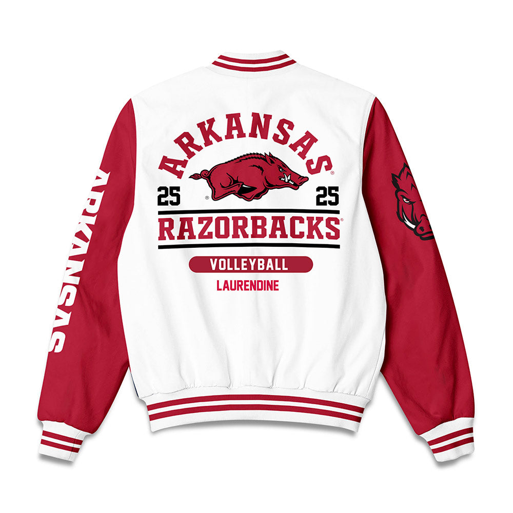 Arkansas - NCAA Women's Volleyball : Lakin Laurendine - Bomber Jacket-1