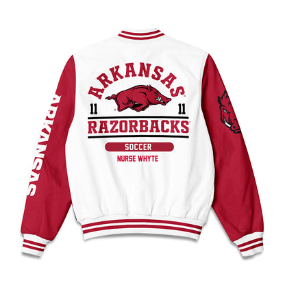 Arkansas - NCAA Women's Soccer : Aniyah Nurse Whyte - Bomber Jacket-1