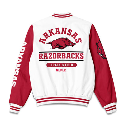 Arkansas - NCAA Women's Track & Field : Bradley Weimer - Bomber Jacket