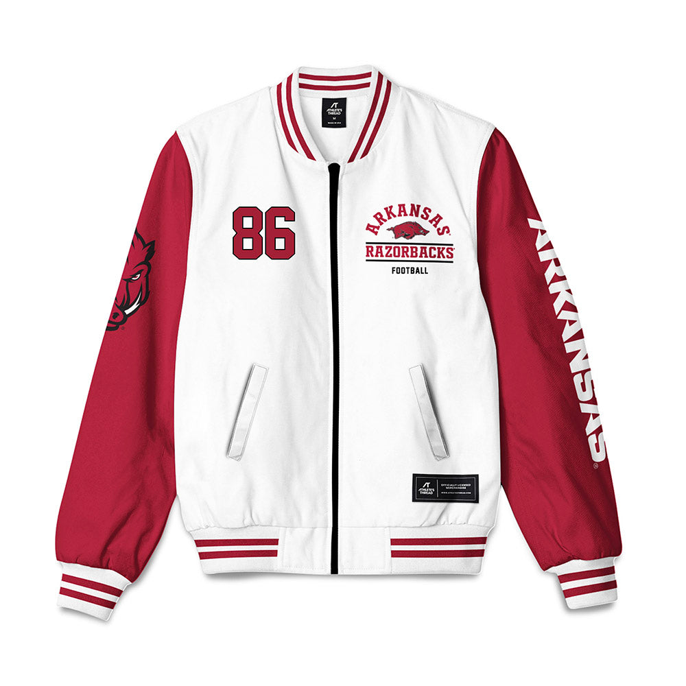 Arkansas - NCAA Football : Walker Catsavis - Bomber Jacket