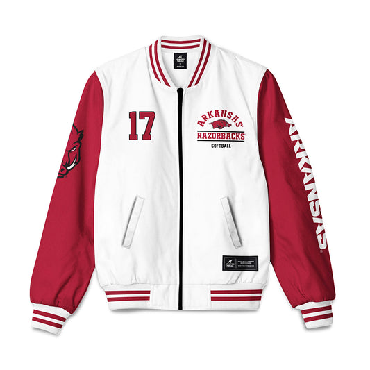 Arkansas - NCAA Softball : Kennedy Miller - Bomber Jacket