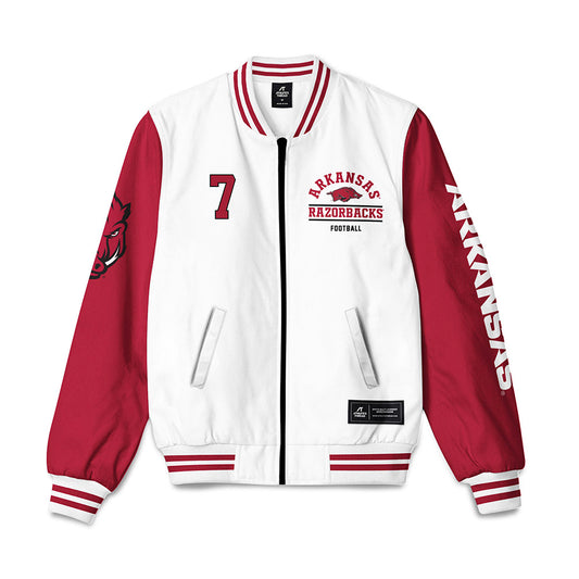 Arkansas - NCAA Football : Kenneth Jackson - Bomber Jacket-0