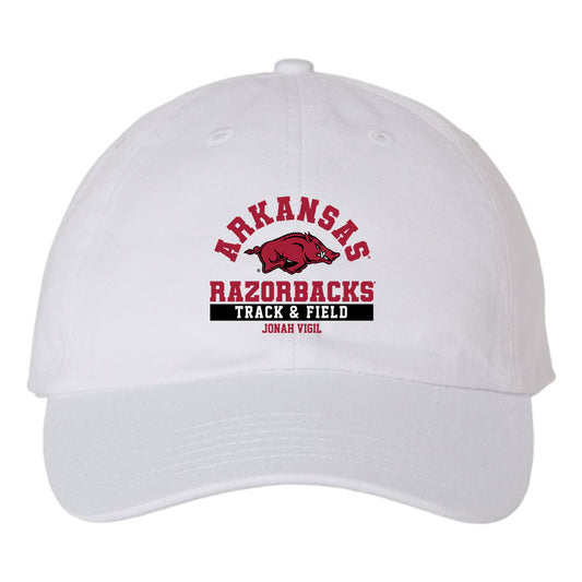 Arkansas - NCAA Men's Track & Field : Jonah Vigil - Dad Hat