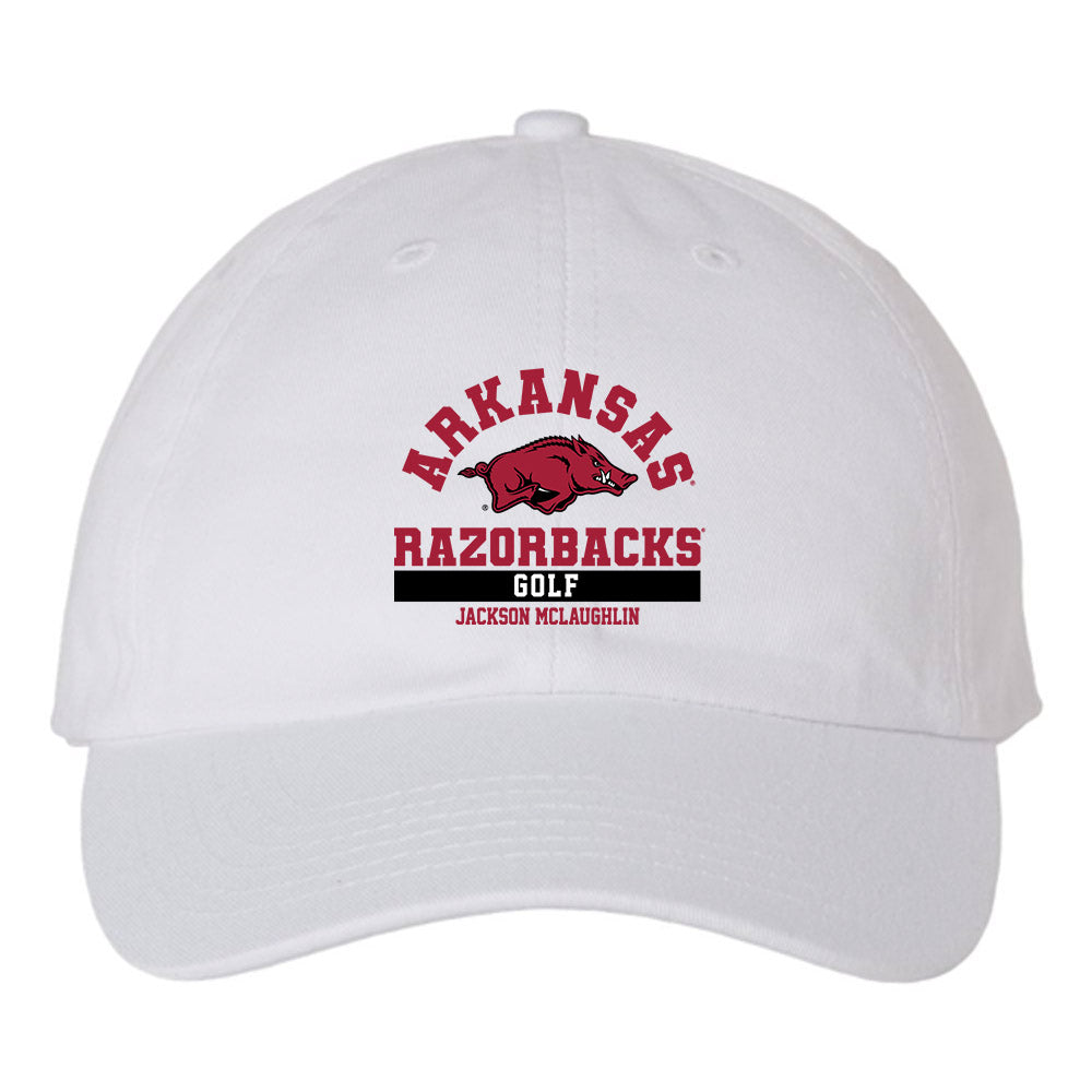Arkansas - NCAA Men's Golf : Jackson McLaughlin - Dad Hat