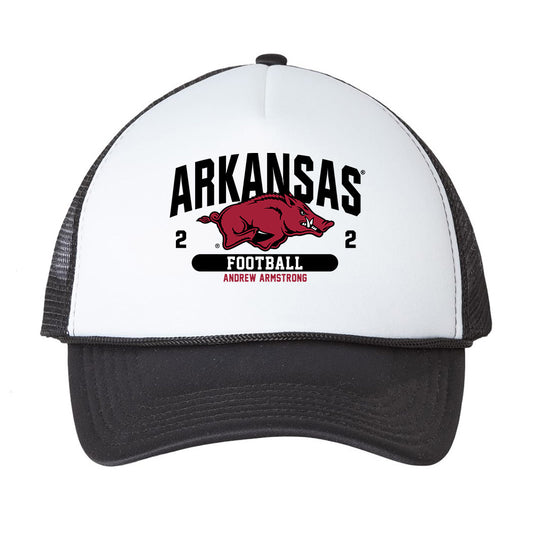 Arkansas - NCAA Football : Andrew Armstrong - Trucker Hat