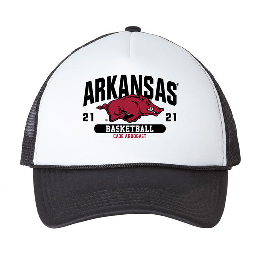 Arkansas - NCAA Men's Basketball : Cade Arbogast - Trucker Hat