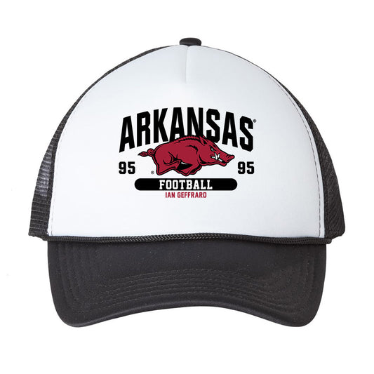 Arkansas - NCAA Football : Ian Geffrard - Trucker Hat