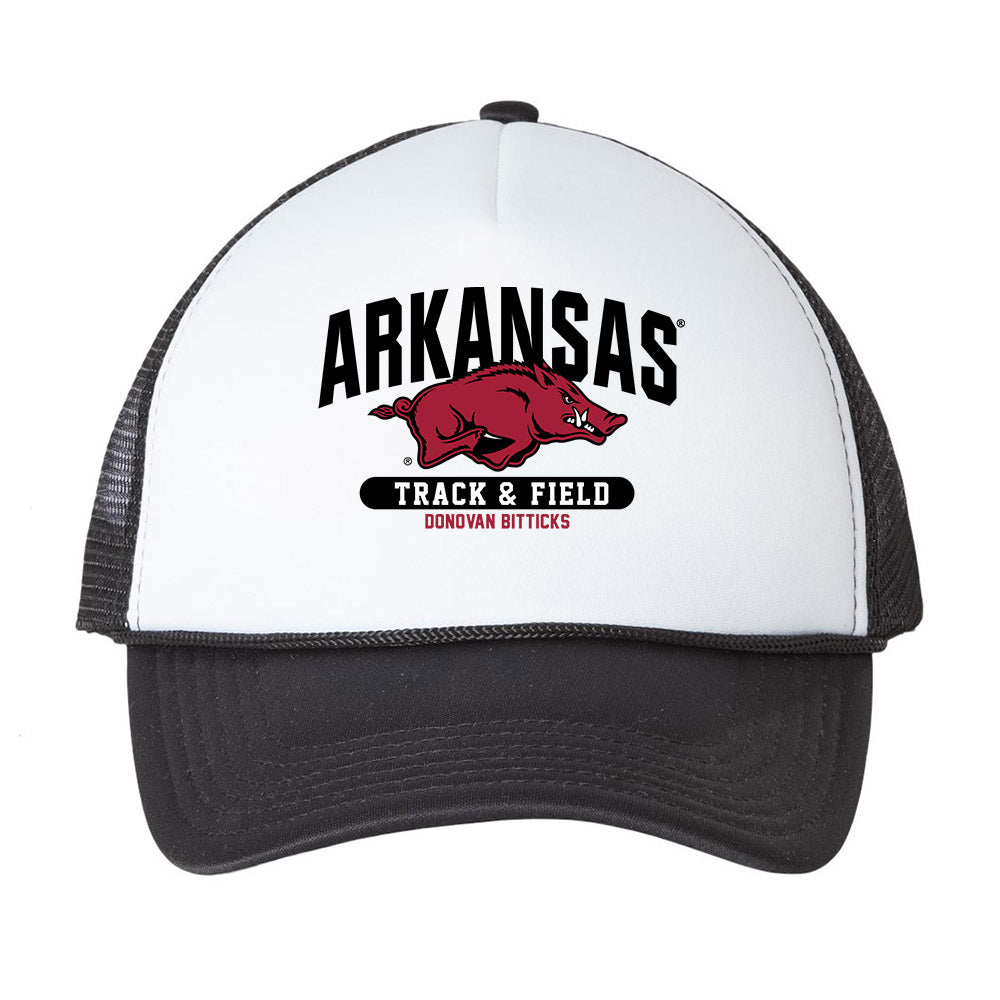 Arkansas - NCAA Men's Track & Field : Donovan Bitticks - Trucker Hat-0