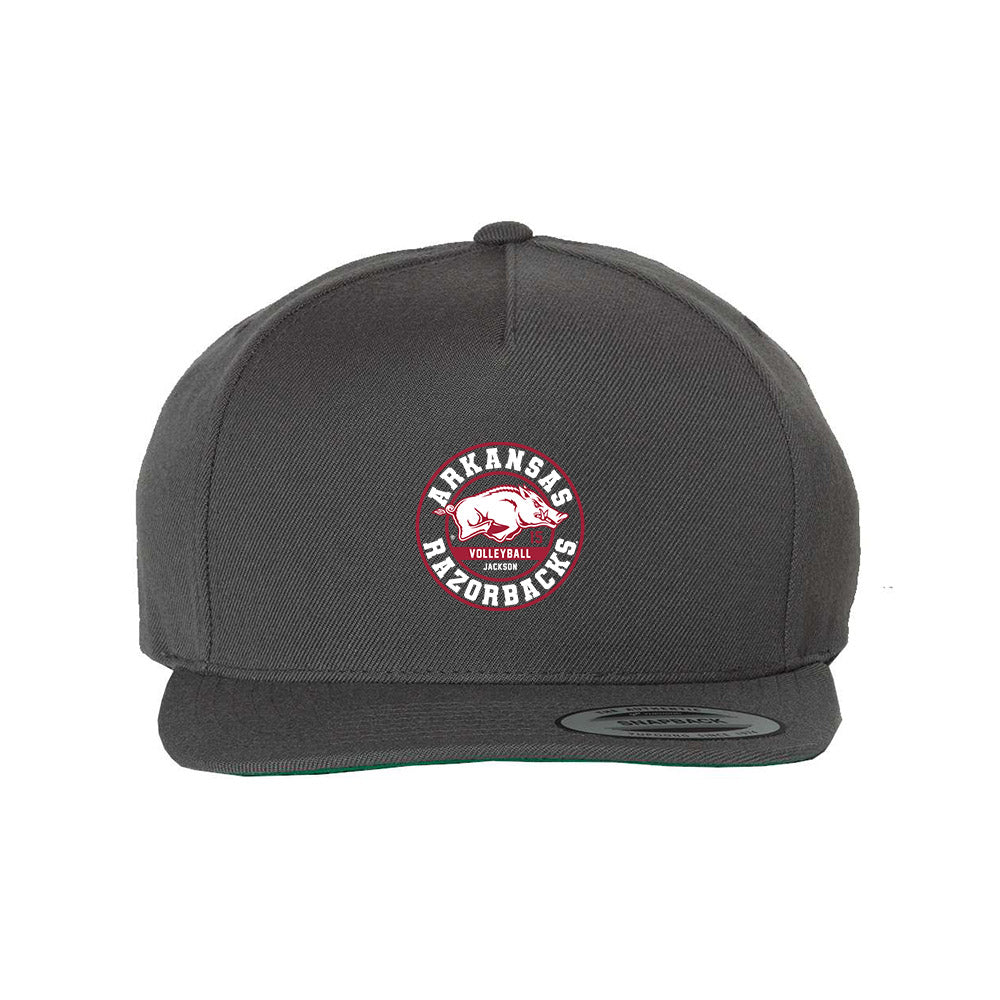 Arkansas - NCAA Women's Volleyball : Courtney Jackson - Snapback Hat